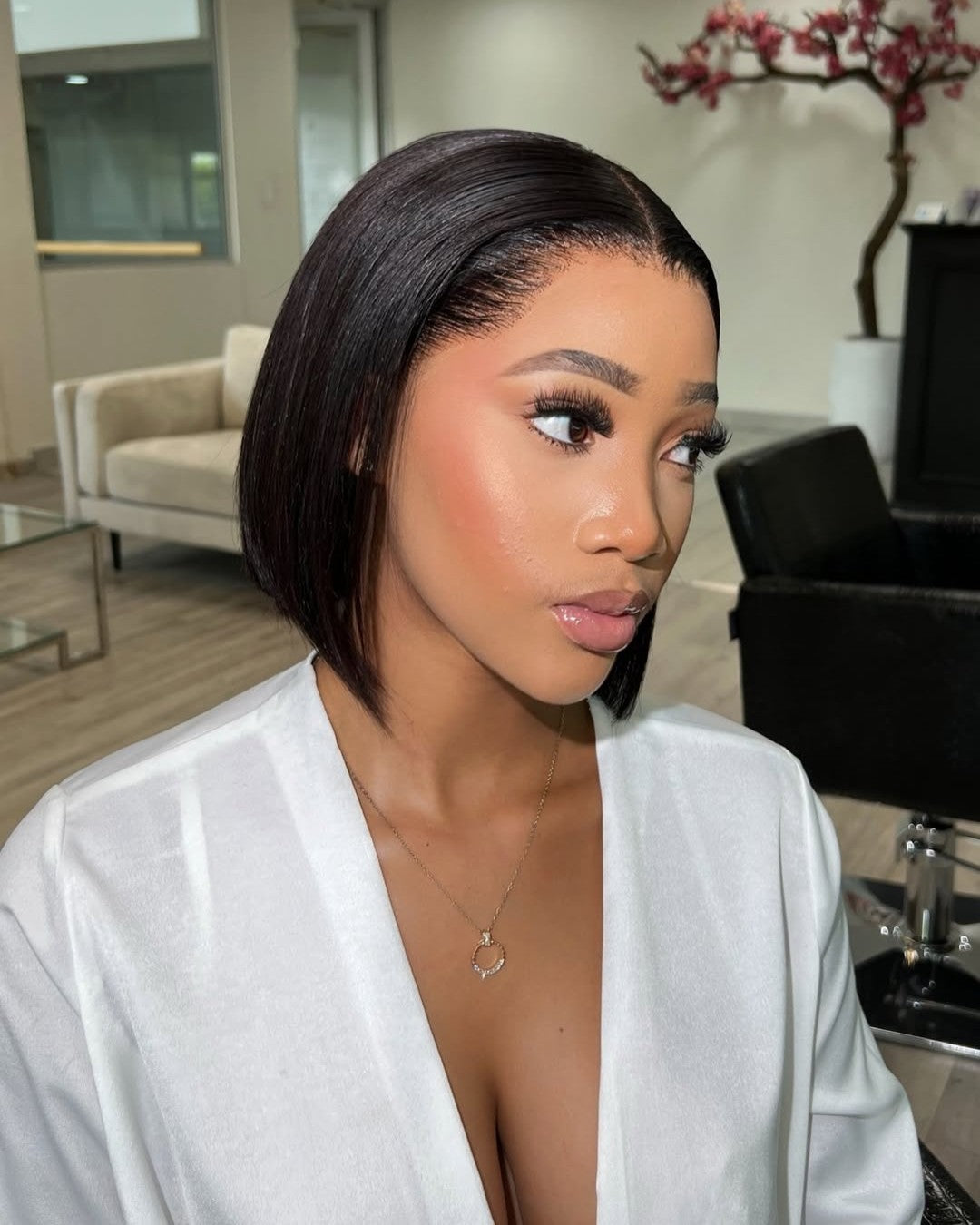 Lagos Hairline Sleek Straight 13x4 Lace Frontal Wig Human Hair