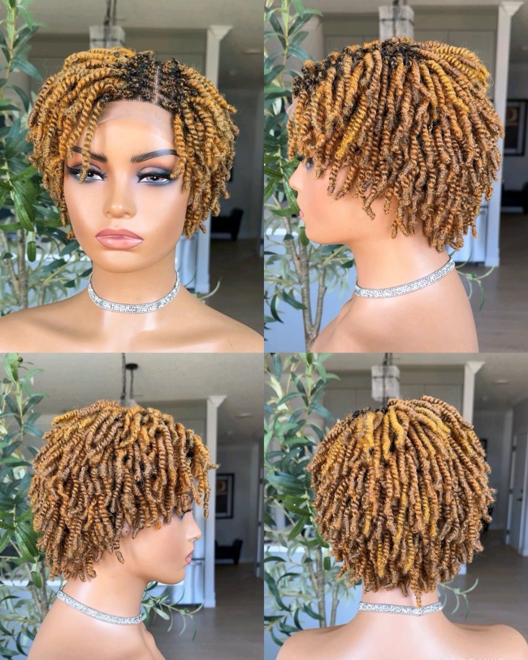 Full Lace Twist-out Afro Pixie Invisi Drawstring Wig