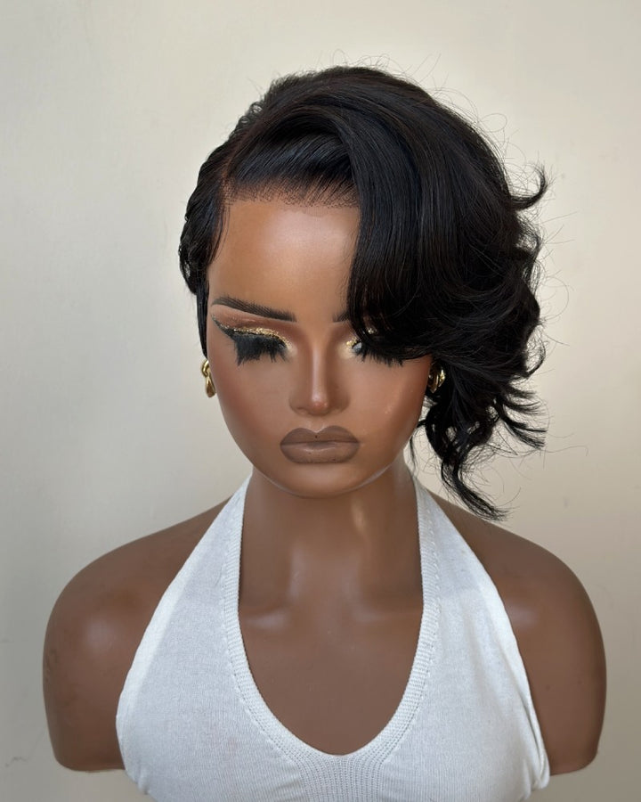 Side Parted Voluminous Layered Style 13x6 Lace Wig