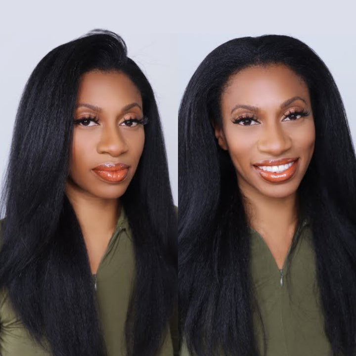 Less Leave Out Versatile Cap Drawstring Half Wig