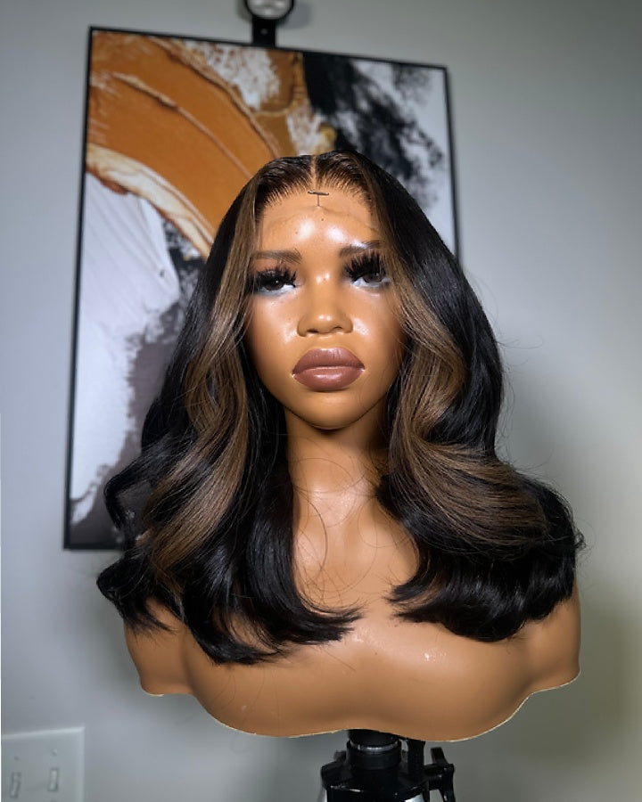 Dark Blonde Wave 5x5 Lace Closure Wig