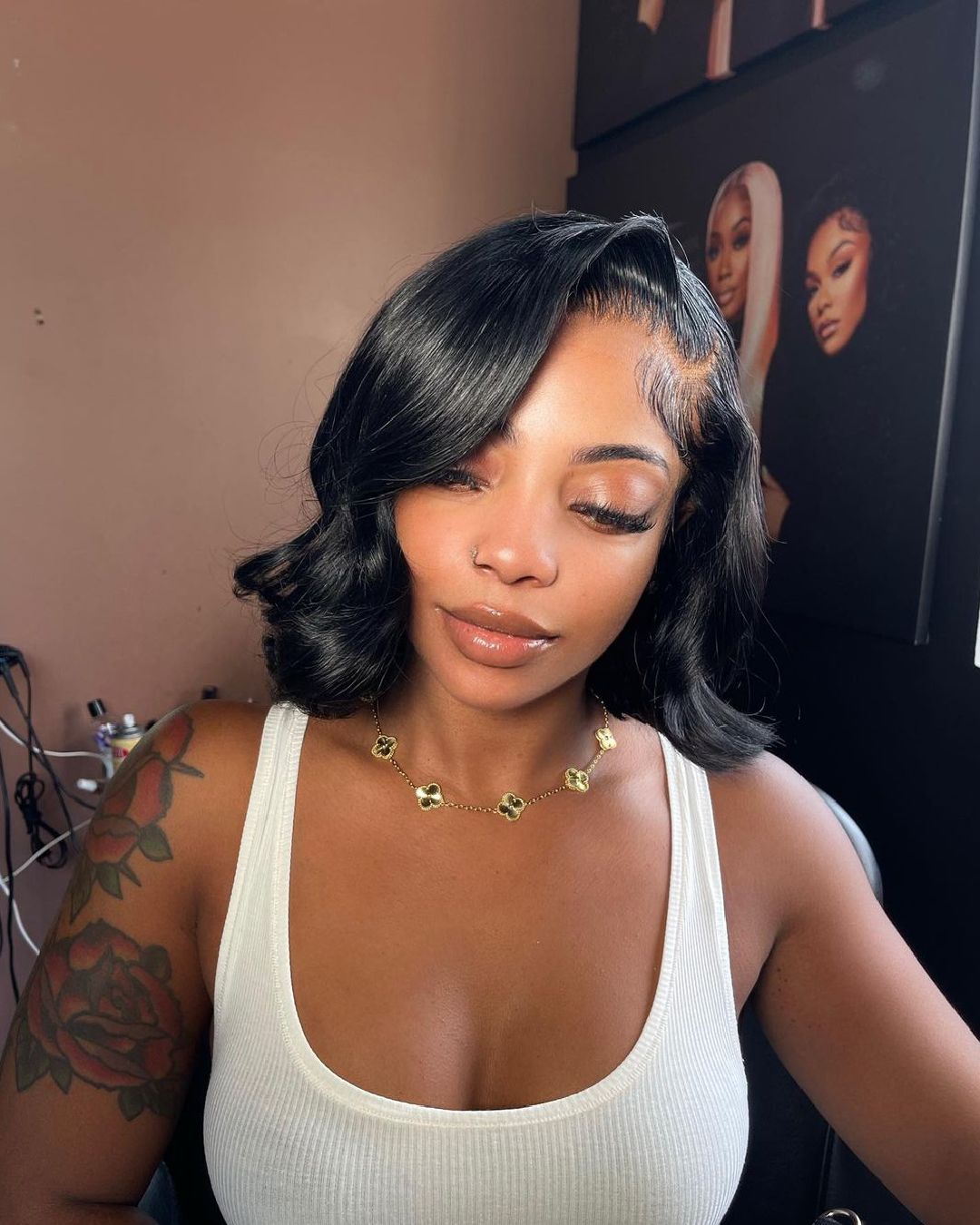 13x4 Lace Frontal Fashionable Curlable Wig