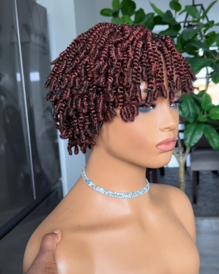 Full Lace Twist-out Afro Pixie Invisi Drawstring Wig