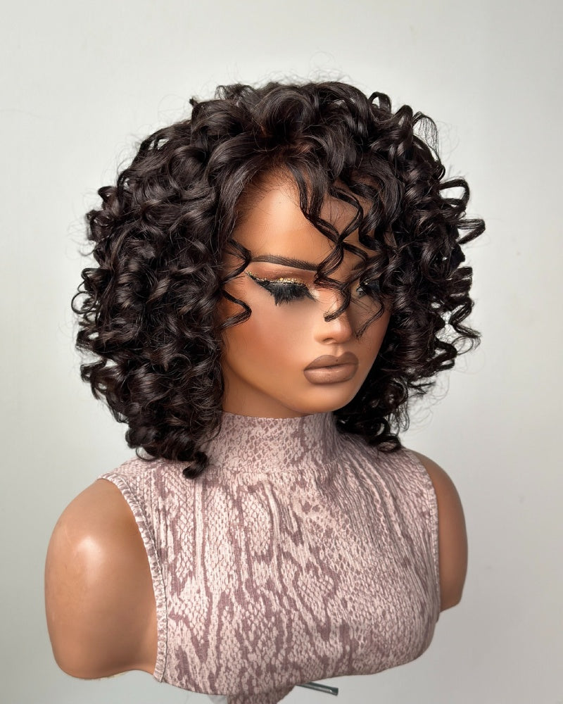 Bouncy Loose Curly Lace Front Wig