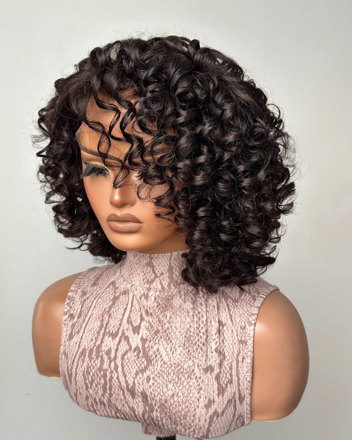 Bouncy Loose Curly Lace Front Wig