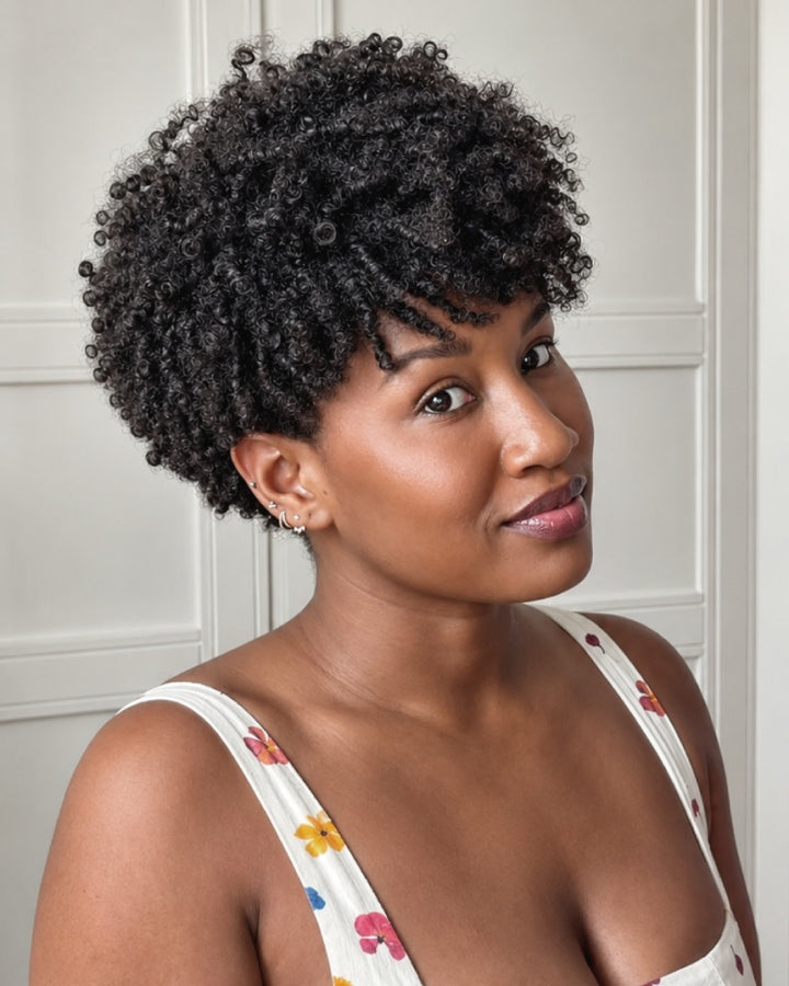 Summer Vibe Short Afro Kinky Curly Pixie Wig