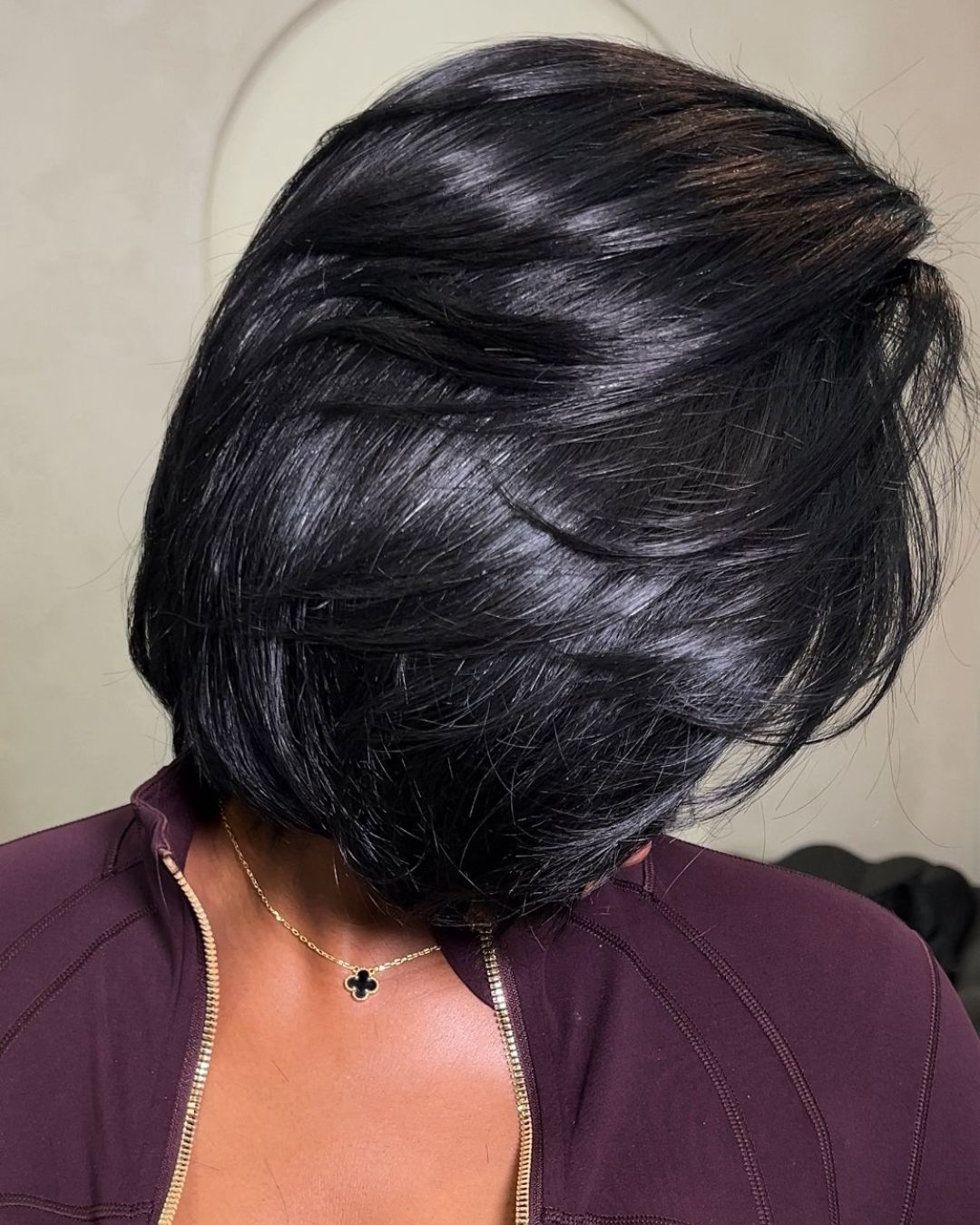 Side Parted Bob Hair 5x5 Lace Closure Wig