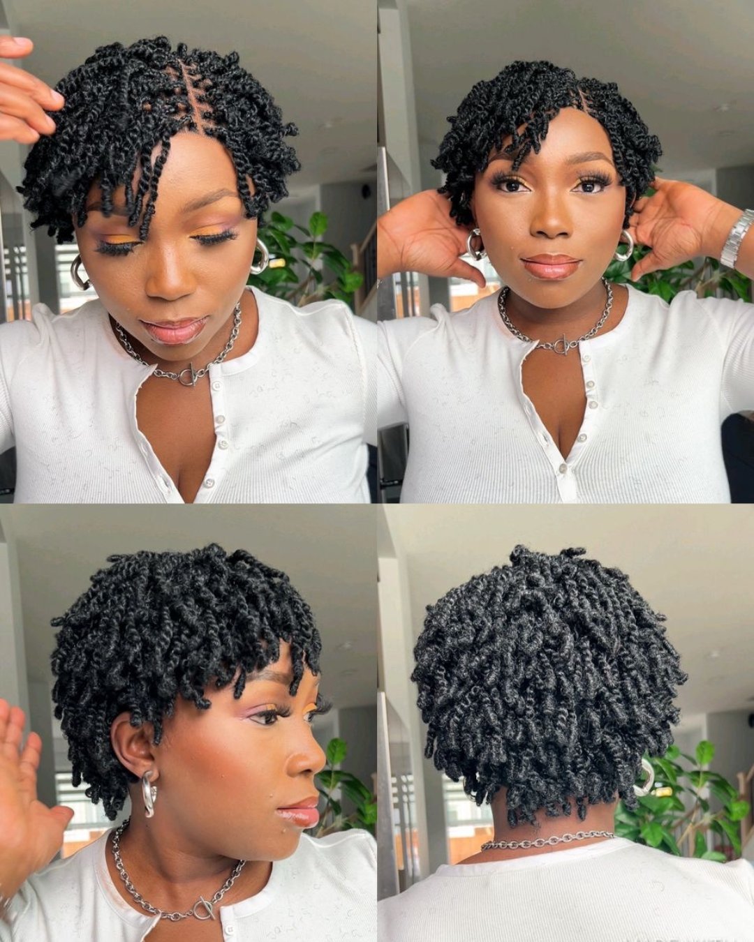 Full Lace Twist-out Afro Pixie Invisi Drawstring Wig