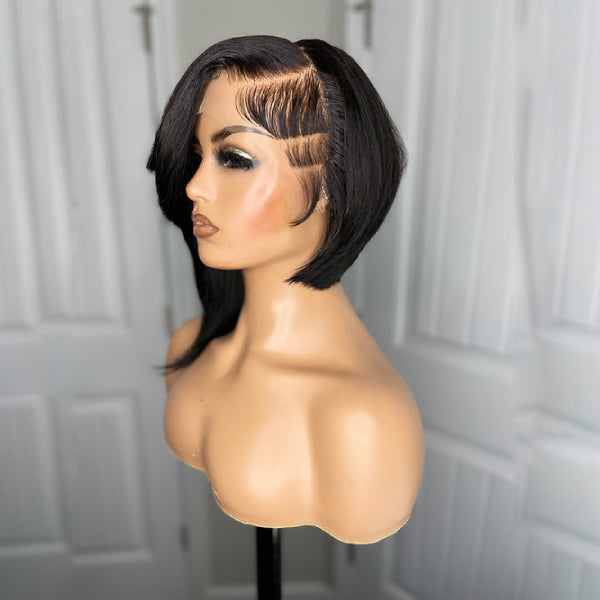 13x4 Lace Frontal Fashion Cut Asymmetrical Wig