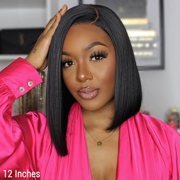 13X4 Lace Frontal Asymmetric Straight Wig