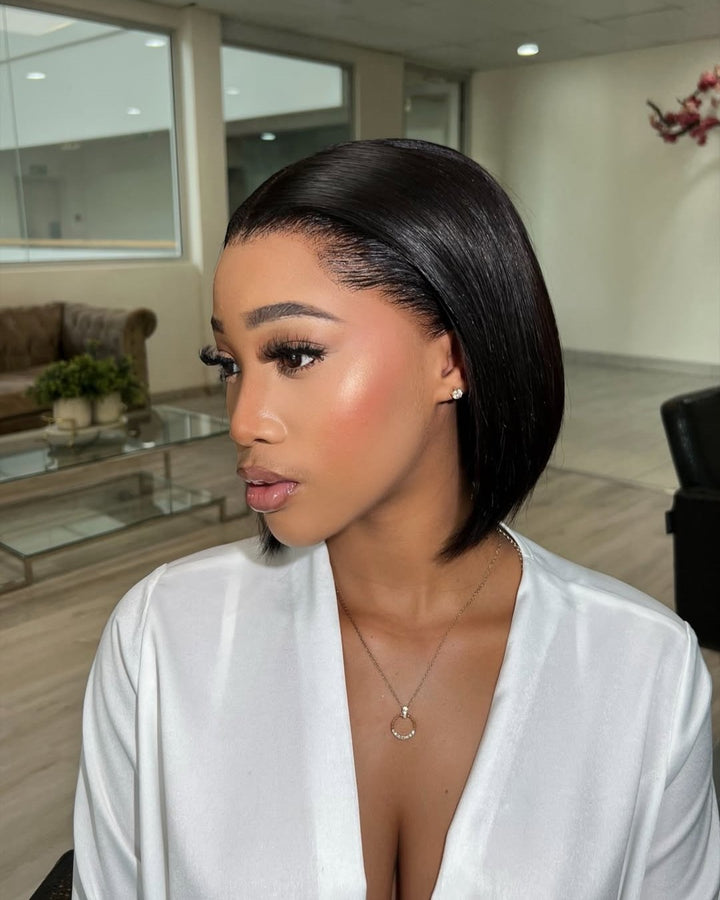 Lagos Hairline Sleek Straight 13x4 Lace Frontal Wig Human Hair