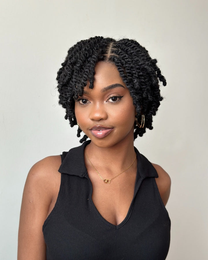 Full Lace Twist-out Afro Pixie Invisi Drawstring Wig