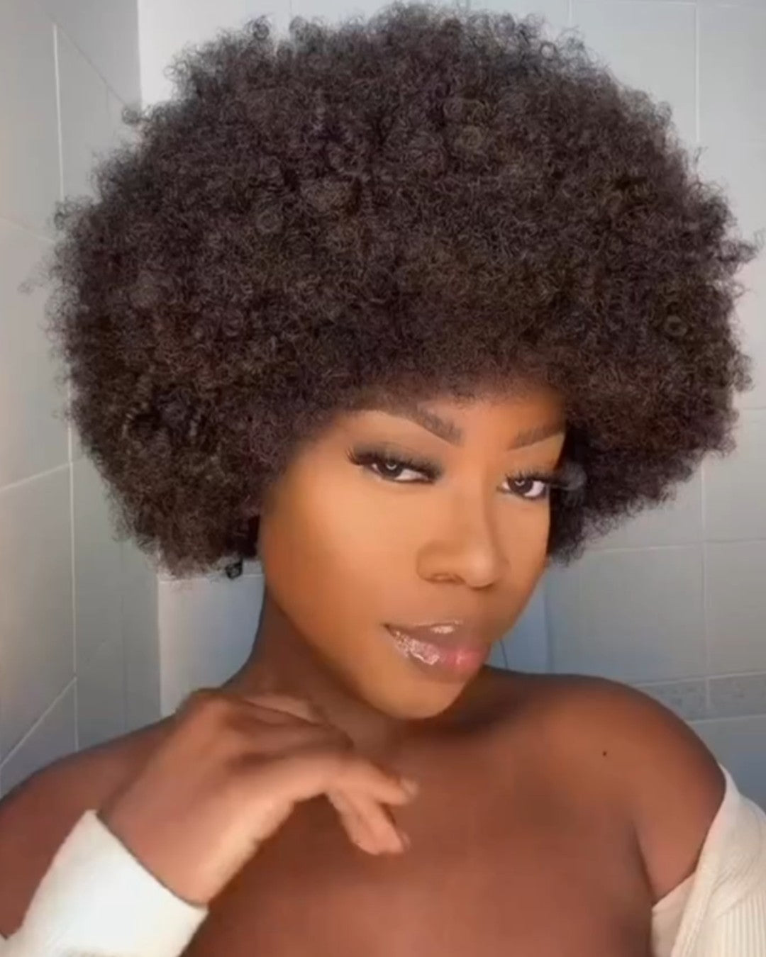 Afro Kinky Curly 13x4 Lace Frontal Wig
