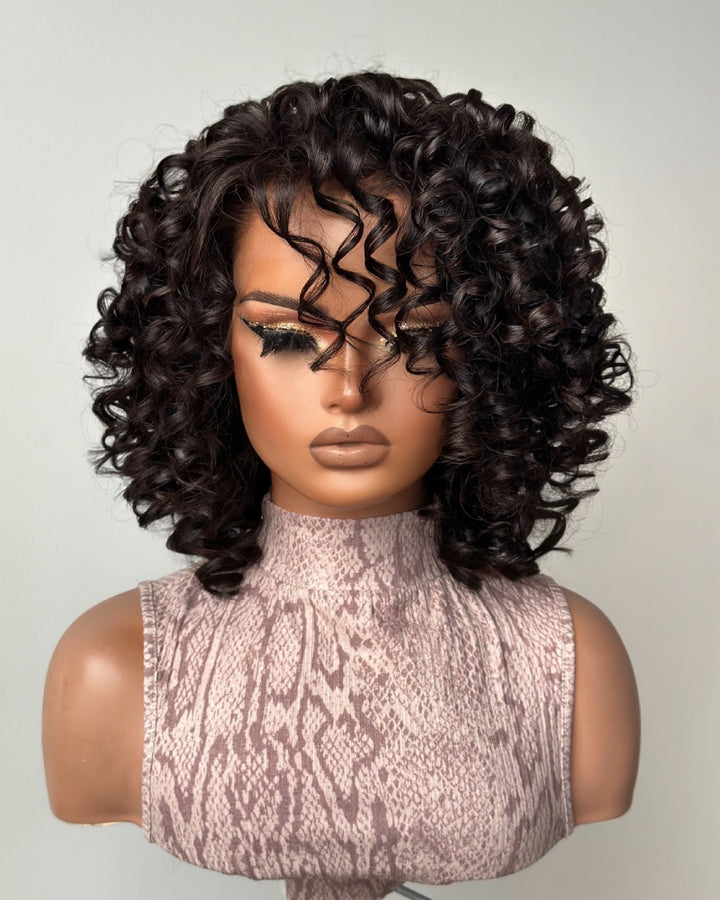 Bouncy Loose Curly Lace Front Wig