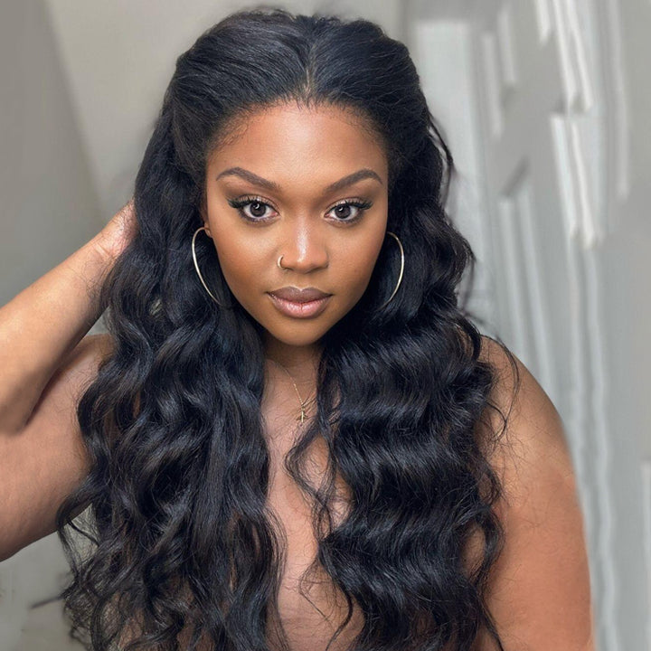 Kinky Edges HD Lace Frontal Ventilated Wig Body Wave