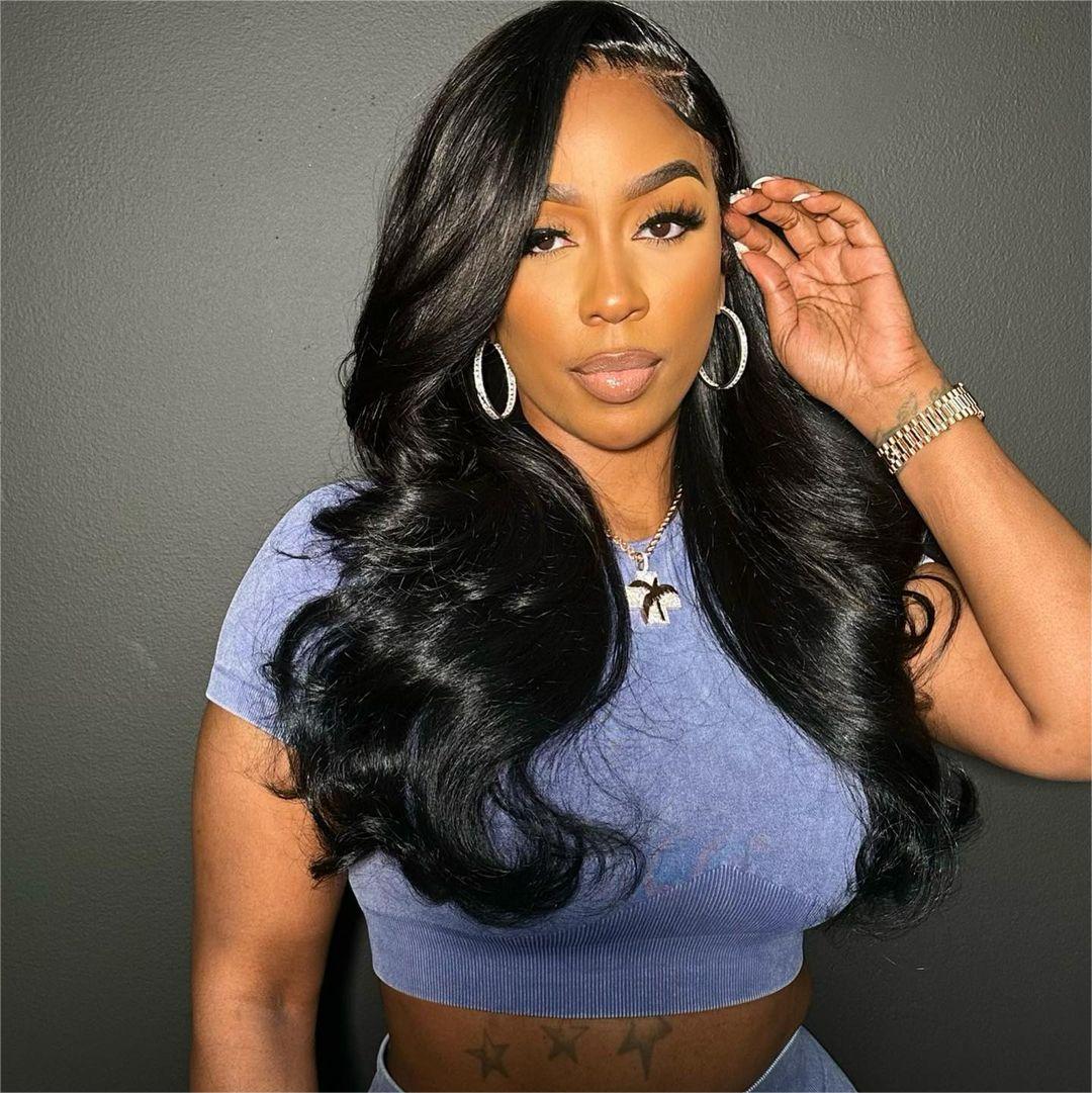 5x5 Lace Closure Side Part Layered Style Wig