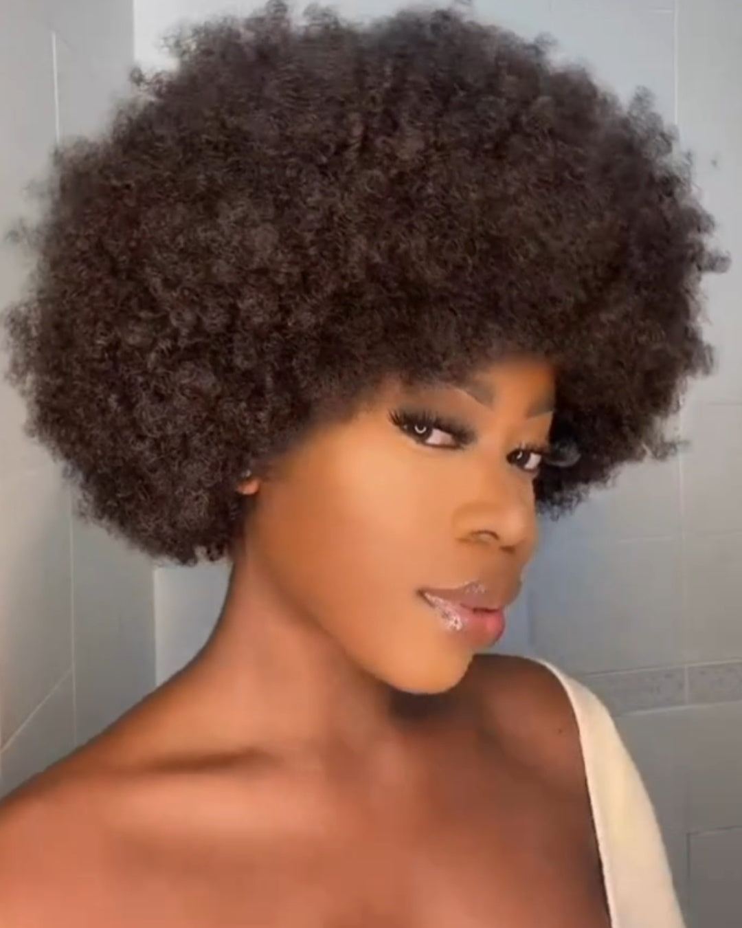 Afro Kinky Curly 13x4 Lace Frontal Wig