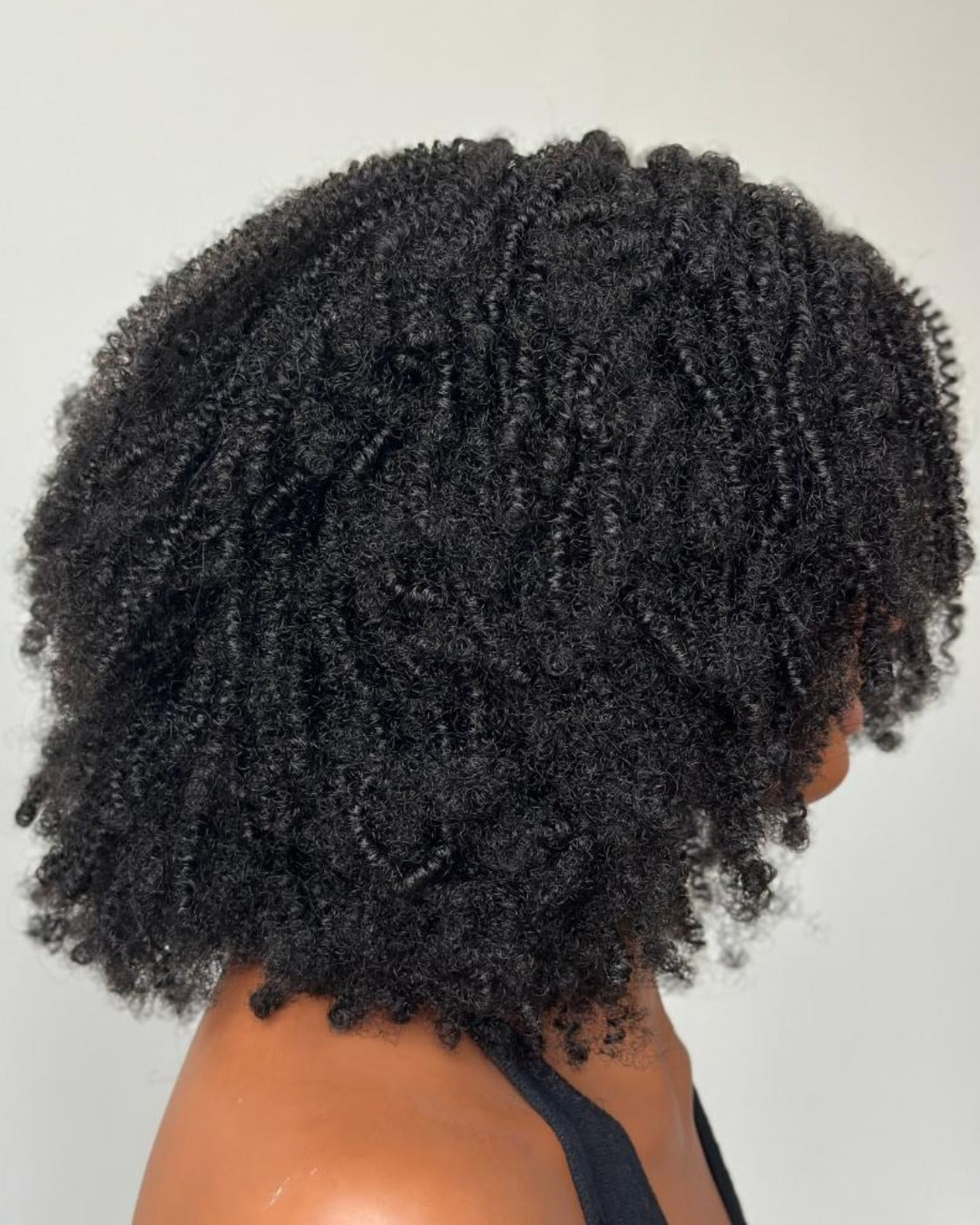 Full Lace Knotless Twist Microlocs Boho Wig