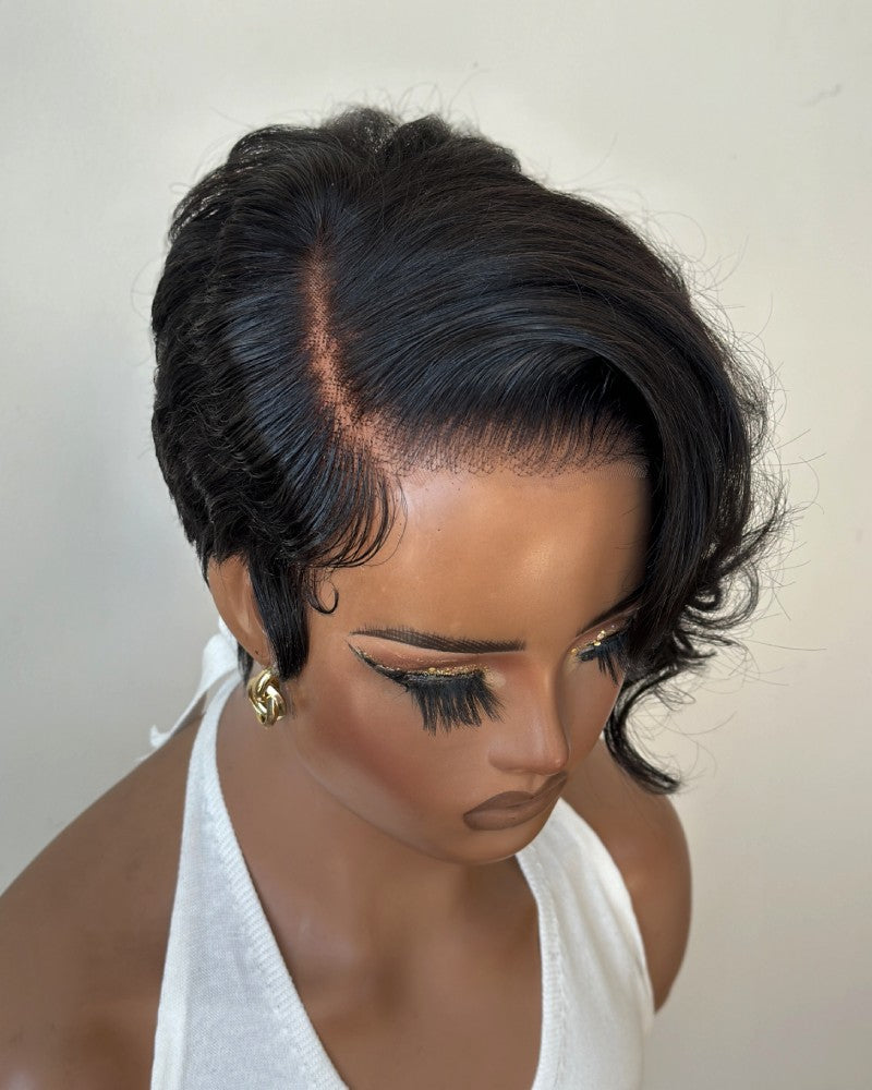 Side Parted Voluminous Layered Style 13x6 Lace Wig