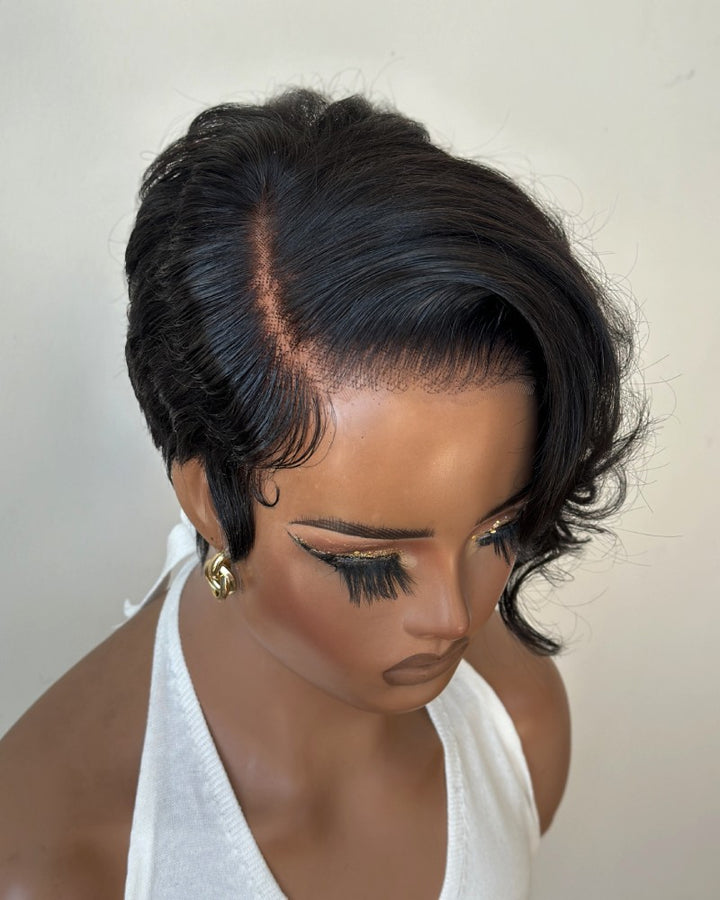 Side Parted Voluminous Layered Style 13x6 Lace Wig