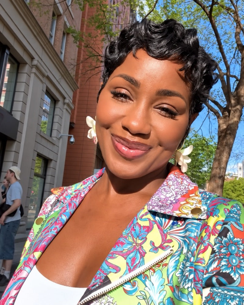 Uptown Chic Textured Pixie 13x6 Lace Wig with Flipped Curls