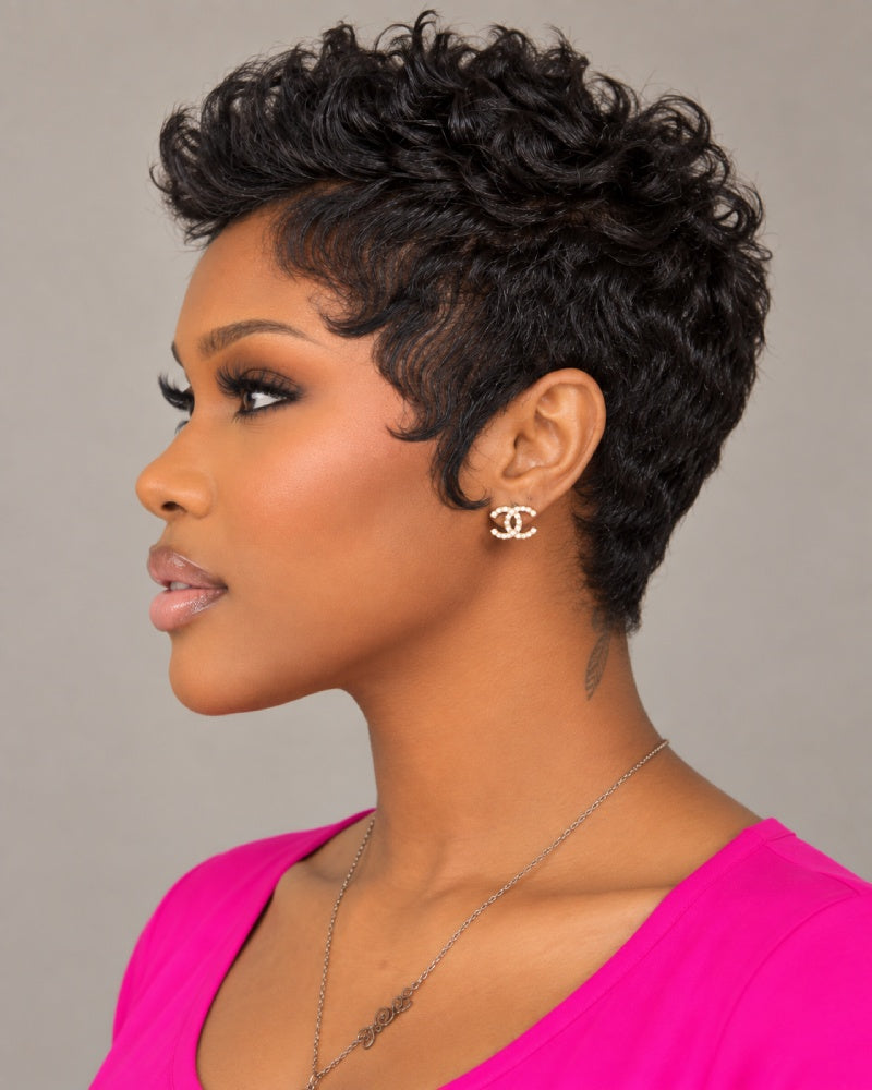 Tousled Layers Pixie Cut 13x6 Lace Wig