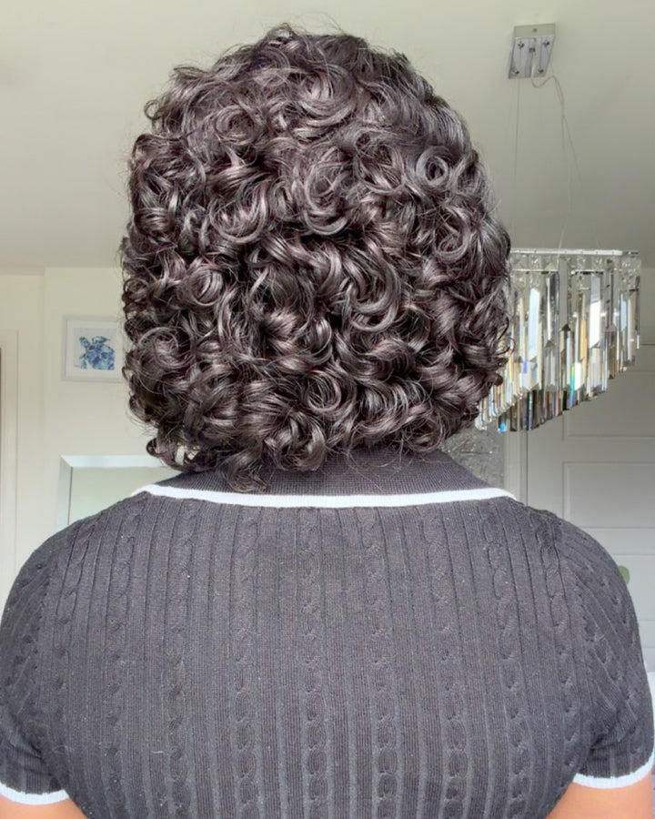 Side Parted Curly 13x4 Lace Front Wig