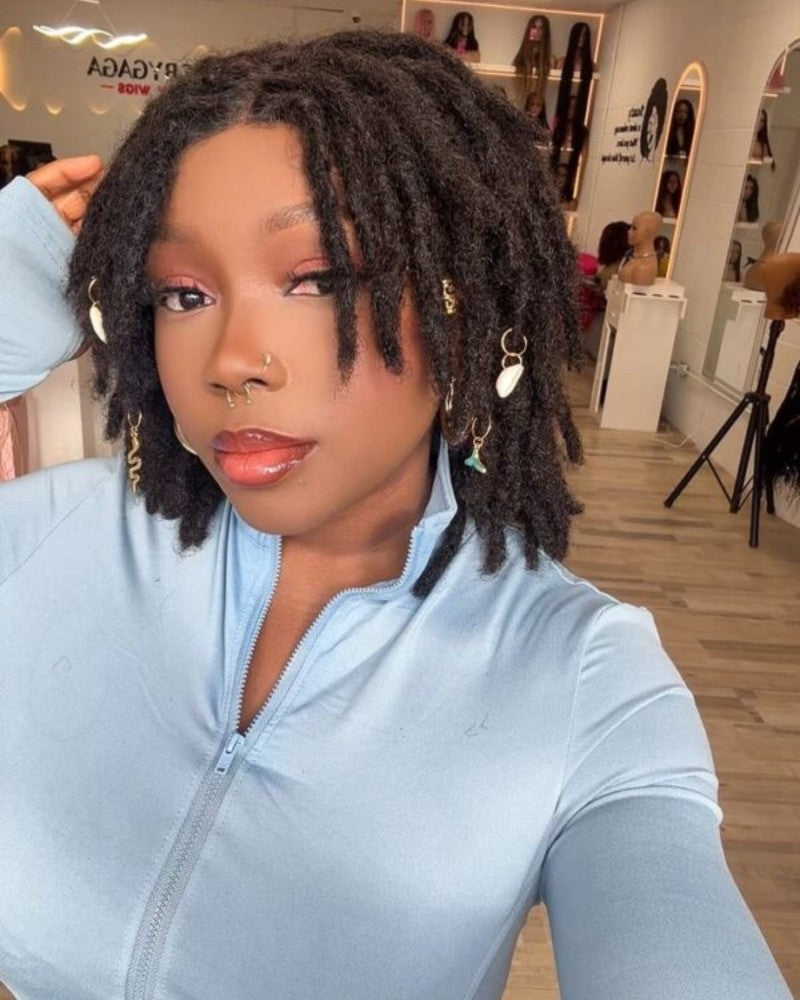 Full Lace Soft And Lightweight Locs Wig With Invisi Drawstring