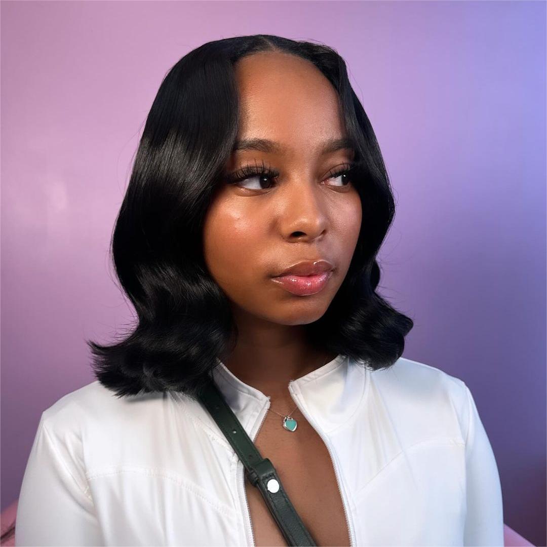 Wavy Bob Style 5x5 Lace Closure Wig