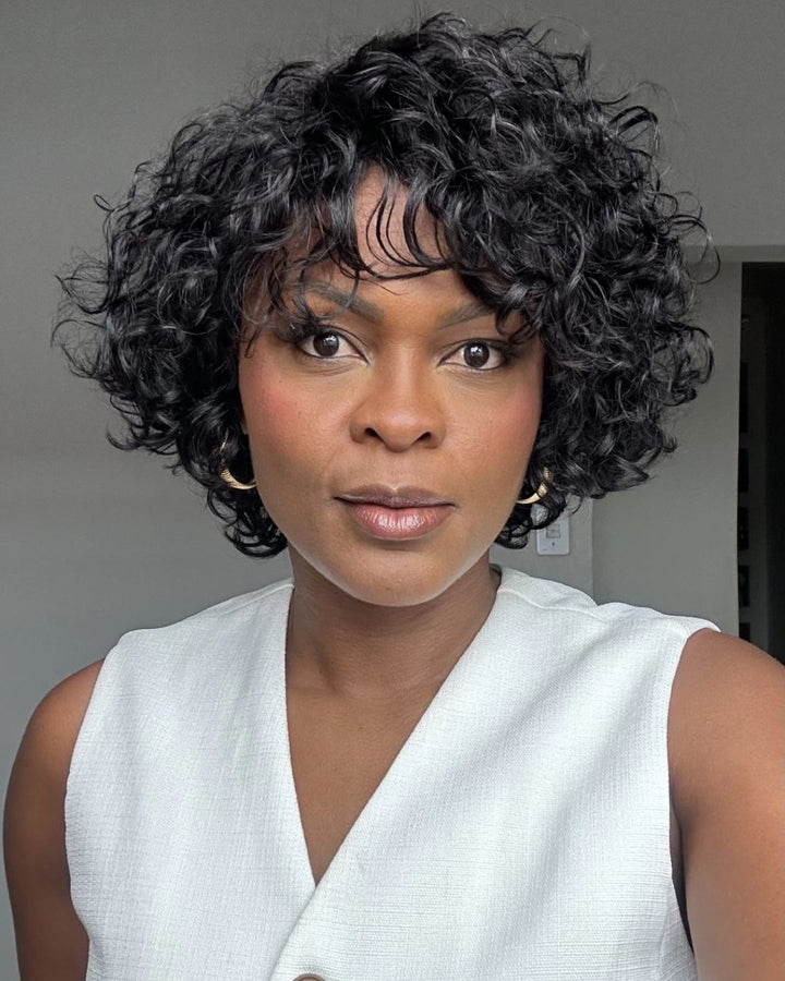 Glueless Wear & Go Bob Curly Wig