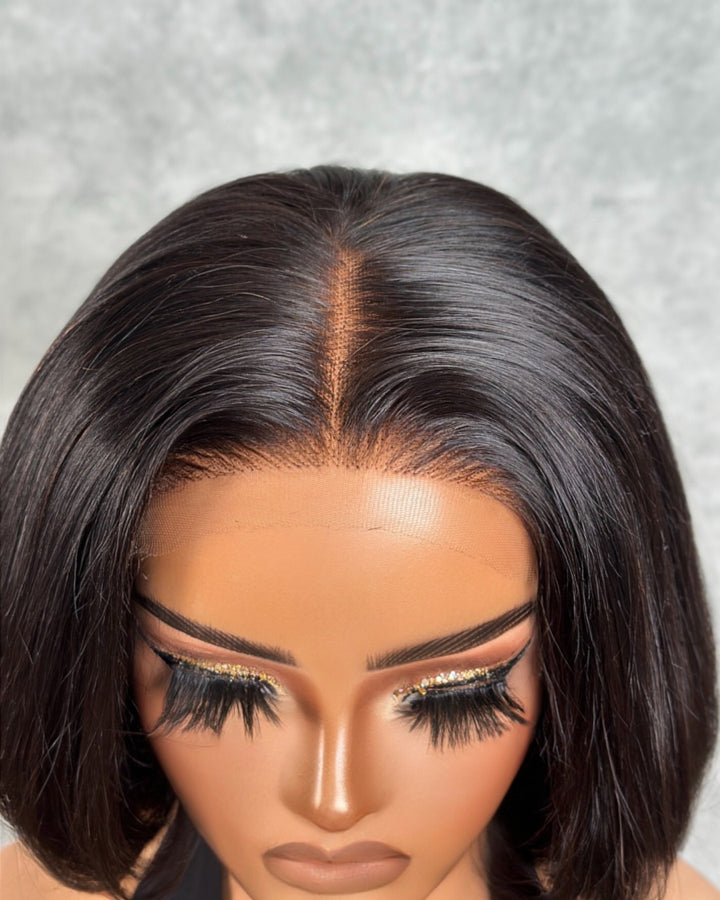 Glueless & Beginner-Friendly Soft Layers Silky Bob Lace Closure Wig