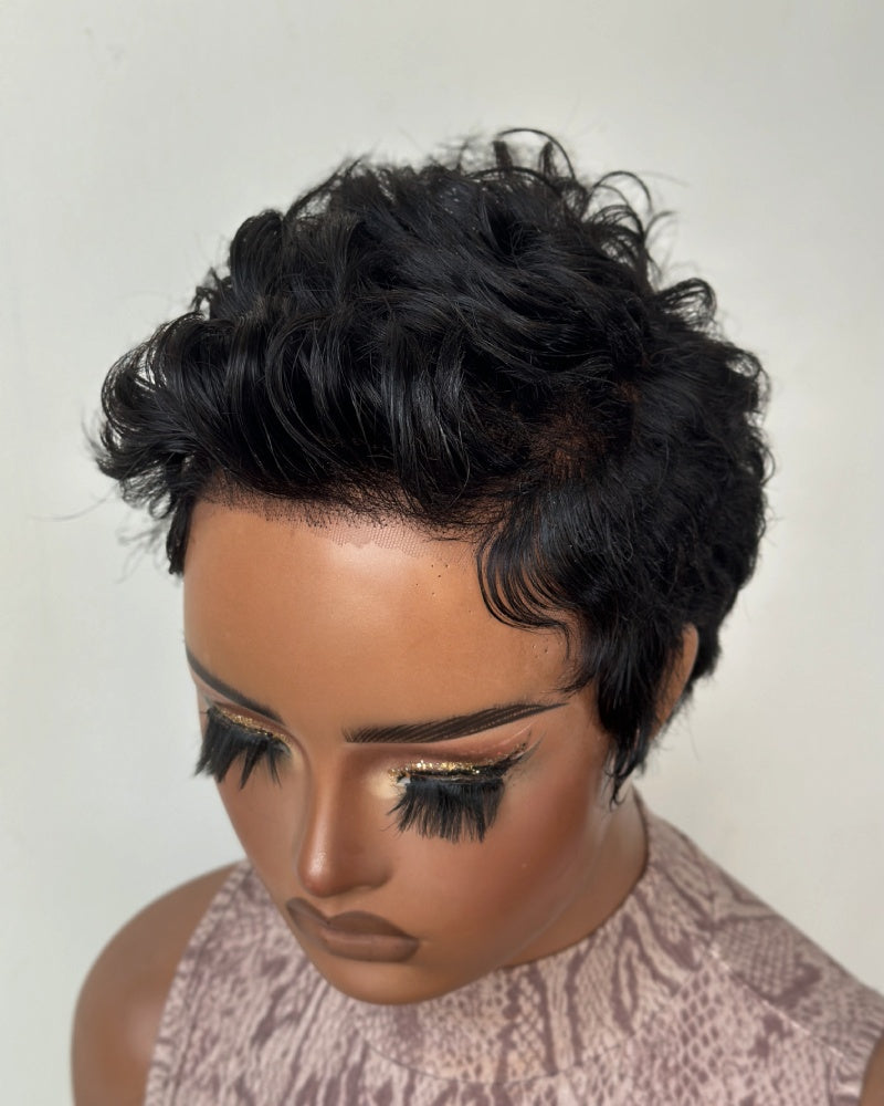 Tousled Layers Pixie Cut 13x6 Lace Wig
