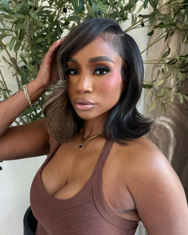 Chic Blonde Highlight 13x4 Lace Front Wig