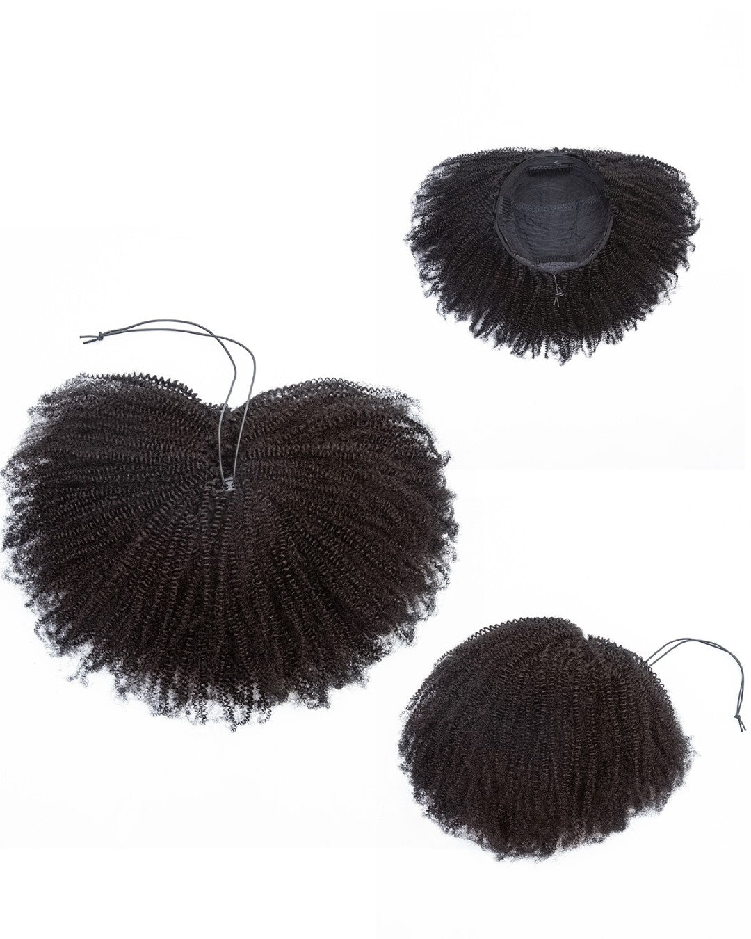 Kinky Coilys Adjustable Drawstring Half wig