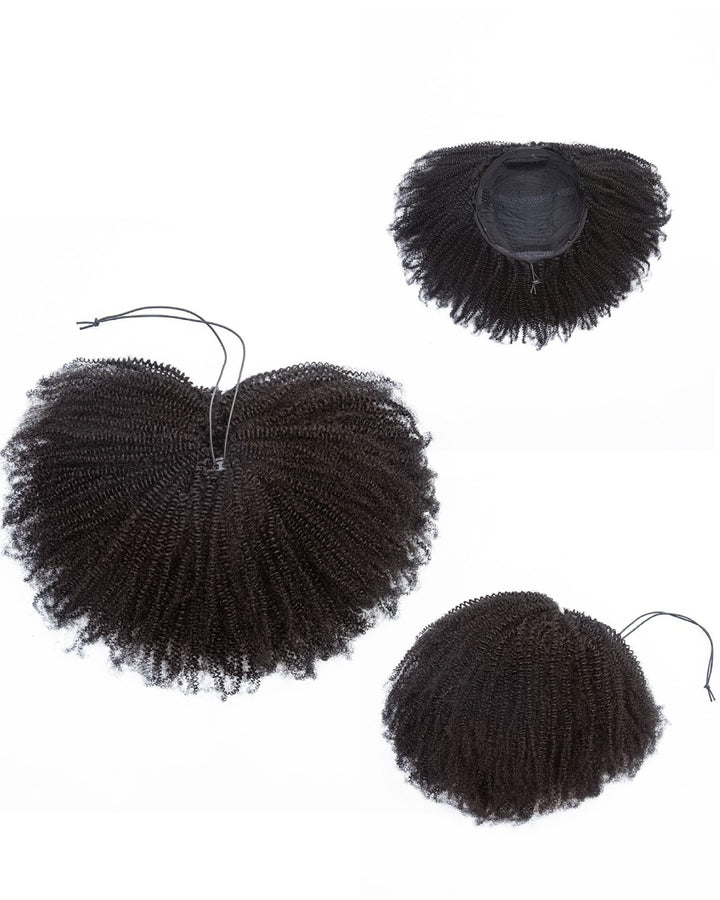 Kinky Coilys Adjustable Drawstring Half wig