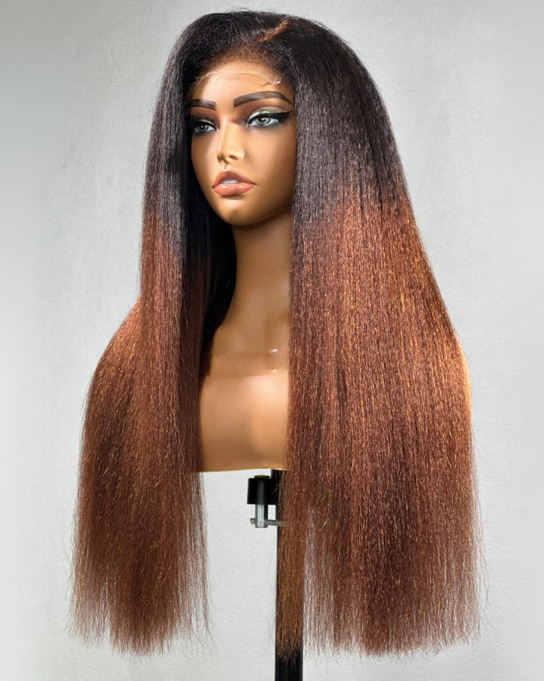 360 Lace Frontal Kinky Edges Ventilated Wig