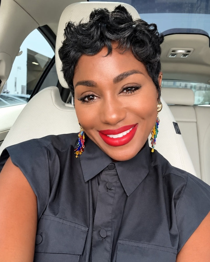 Uptown Chic Textured Pixie 13x6 Lace Wig with Flipped Curls