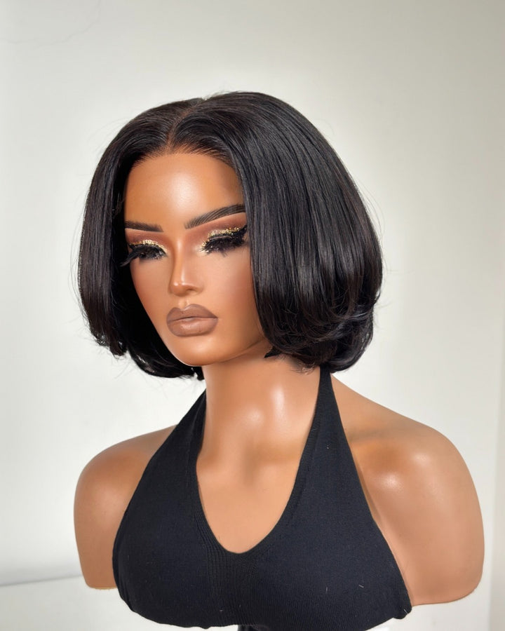 Glueless & Beginner-Friendly Soft Layers Silky Bob Lace Closure Wig