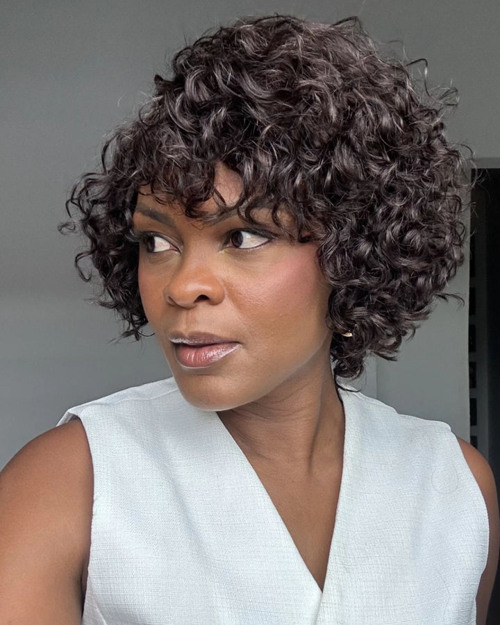 Glueless Wear & Go Bob Curly Wig
