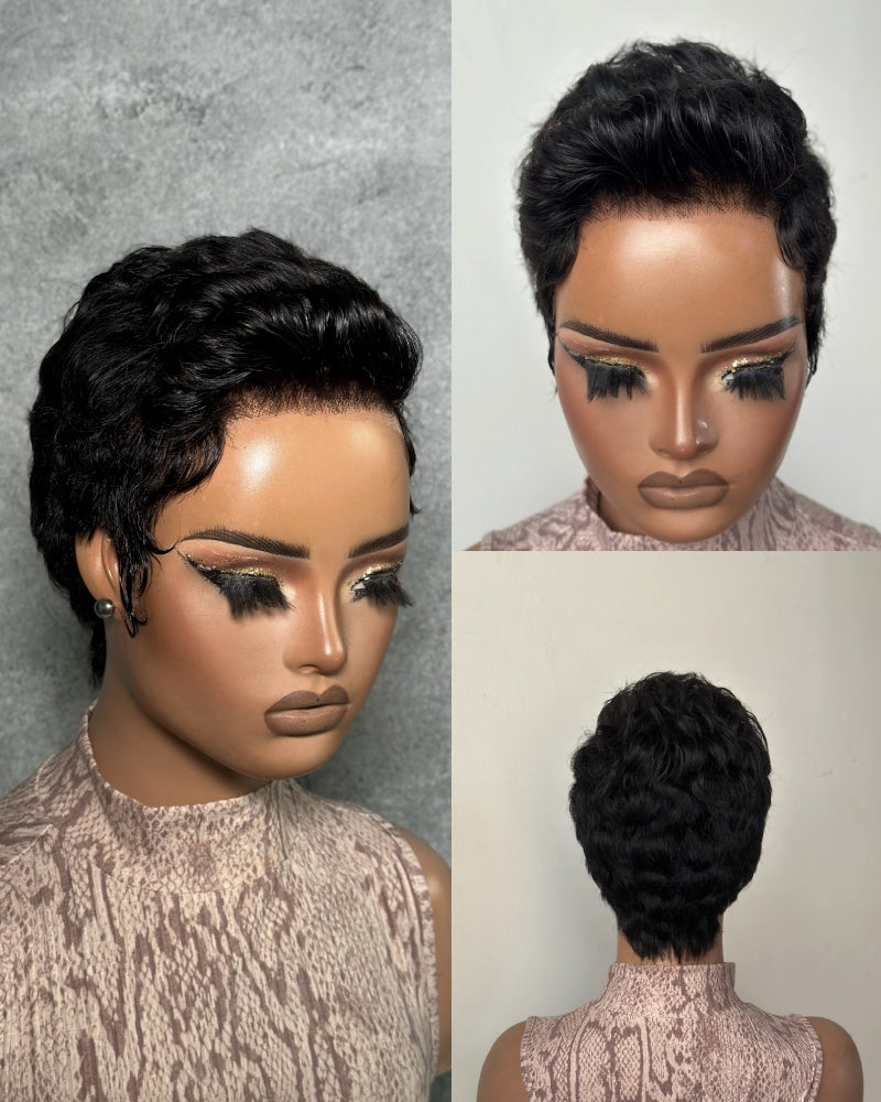 Tousled Layers Pixie Cut 13x6 Lace Wig