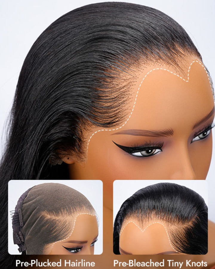 Lagos Hairline Sleek Straight 13x4 Lace Frontal Wig Human Hair