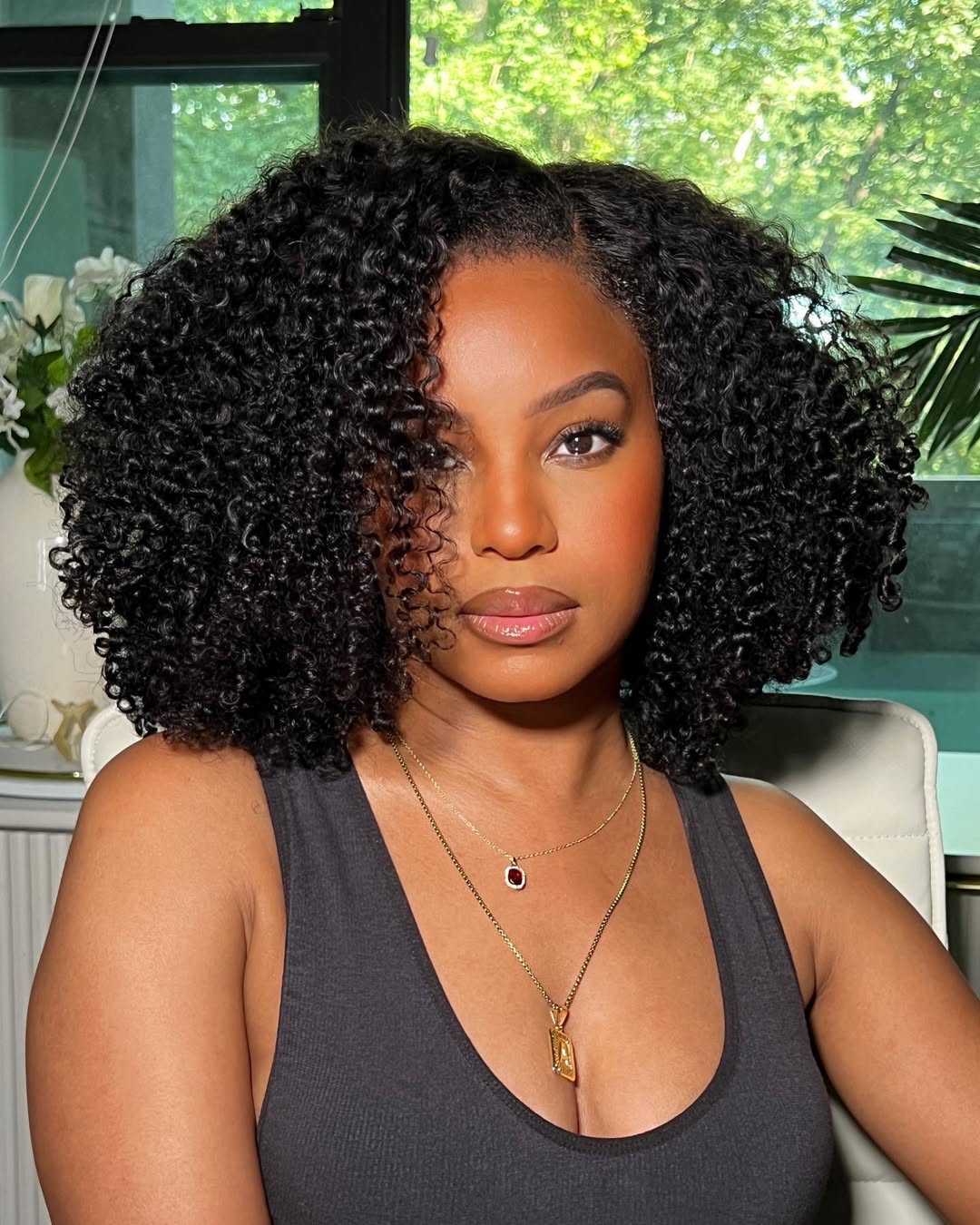 Natural Realistic Kinky Curly Hairline 13x4 Lace Wig