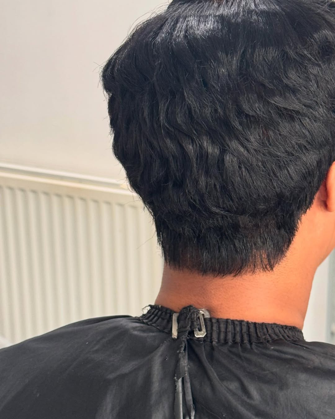 Full Lace Glueless Natural Black Pixie Cut Wig With Bangs