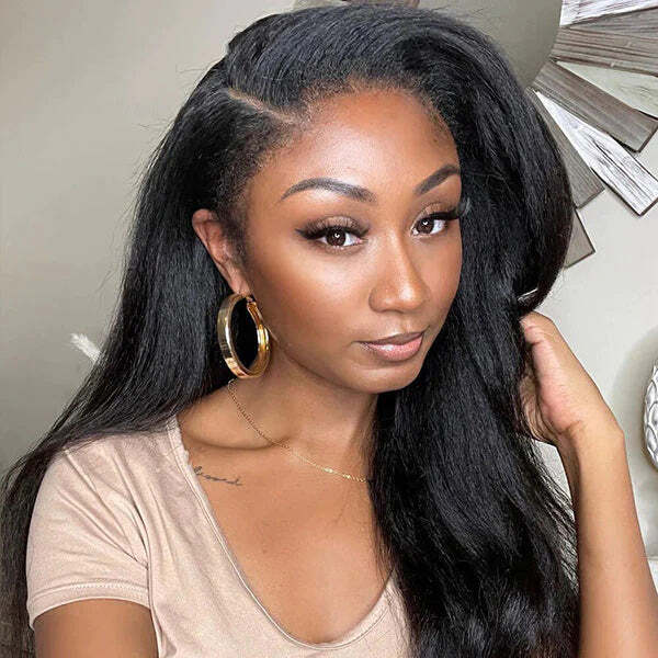 13x4 HD LACE FRONTAL REALISTIC KINKY HAIRLINE WIG