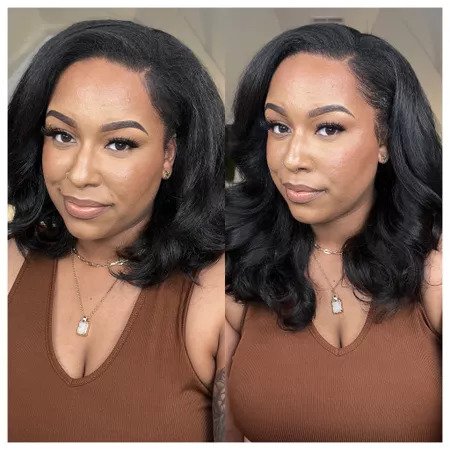 Less Leave Out Versatile Cap Drawstring Half Wig