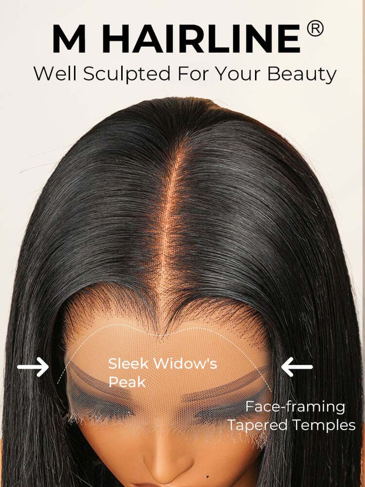 Lagos Hairline Sleek Straight 13x4 Lace Frontal Wig Human Hair