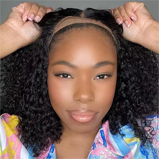 Glueless Wear & Go Pre-Cut Lace Closure Curly Wig