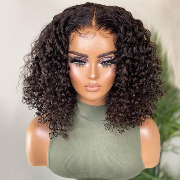 Glueless Wear & Go Pre-Cut Lace Closure Curly Wig