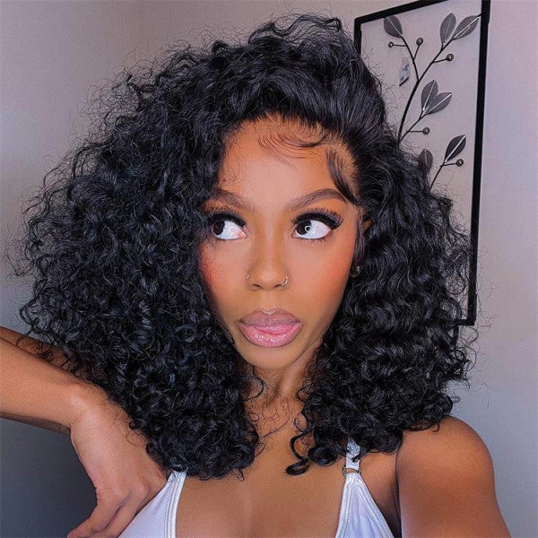 Wear & Go Curly Human Hair Lace Wig