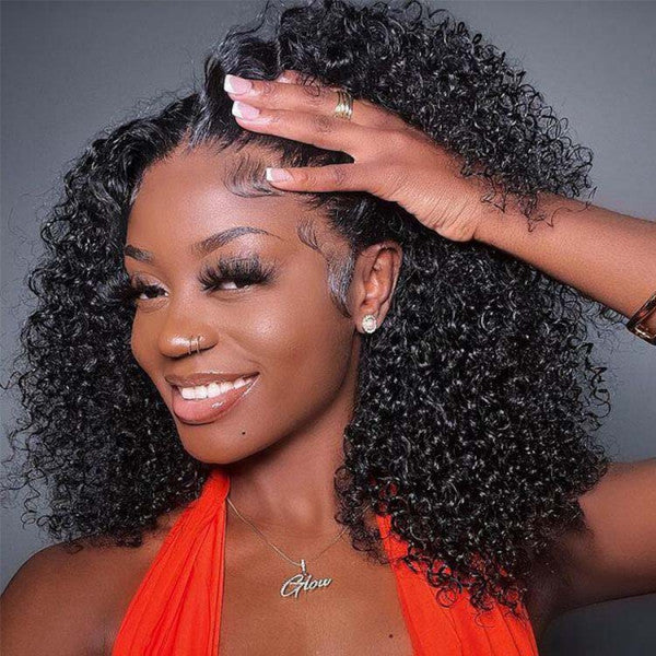 Wear & Go Curly Human Hair Lace Wig